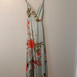 Tropical strappy dress